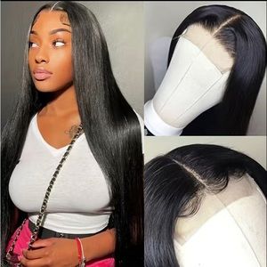 24 inch 4*4 human hair wig